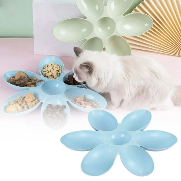 Hearth & Gear Bol à Pétales de Fleurs pour Chat, Plat Compartimenté pour Nourriture et Eau pour Chats et Petits Chiens, Accessoires de Toilettage pour Chiens, Accessoires de Spectacle pour Chiens, Sacoche pour Chiens, Porte-Vélos pour Chiens
