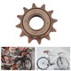thumbnail image 4 of Diámetro interior de acero para bicicleta 34 mm Volantes de 12 dientes Volante de 12 dientes con orificio grande Rueda libre de 12 dientes Accesorios (marrón), 4 of 6