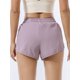 thumbnail image 5 of Pantalones cortos deportivos de secado rápido de doble capa para mujer, ajuste holgado antiiluminación, para ocio al aire libre, correr, entrenamiento físico, deporte St, 5 of 5