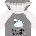 thumbnail image 4 of Inktastic My Oma Loves Me Baby Lamb Boys or Girls Long Sleeve Baby Bodysuit, 4 of 5