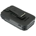 Case for Schok Flip 2022 Phone, Nakedcellphone [Black Vegan Leather