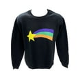 thumbnail image 5 of Mabel Pines Youth Sweatshirt Gravity Falls Costume Black Cosplay Rainbow TV, 5 of 6