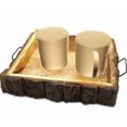 thumbnail image 5 of Bark Handcrafted Mango Wood Serving Tray with Handles, 10 x 10 x 2 inches Brown, 5 of 8