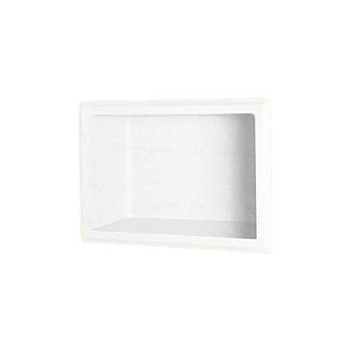 Swanstone As01075 010 Solid Surface Single Shower Shelf 4 125 L X 7 5 H X 10 75 H White Walmart Canada