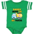 thumbnail image 3 of Inktastic Daddy Drives the Big Trucks with Dump Truck Boys or Girls Baby Bodysuit, 3 of 5