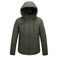 thumbnail image 1 of Penkiiy Heated Jackets for Women Men USB Intelligent Constant Temperature Heated Windproof Plus Size Men And Women Winter 4 Heated Jacket Coat L Army Green, 1 of 4
