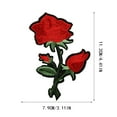 thumbnail image 2 of RYRDWP Rose 10Pcs Embroidery Badge Clothes Fabric DIY, 2 of 2