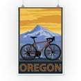 thumbnail image 2 of Mountain Bike and Mt. Hood, Oregon (12x18 Wall Art Poster, Room Decor), 2 of 3