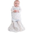 HALO SleepSack Swaddle Wearable Blanket, Cotton Muslin, Blue