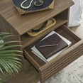 thumbnail image 2 of Modway Render Modern Particleboard Wood Nightstand - Walnut Finish, 2 of 7