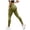 Light Green, variant on enyan Women's Leggings Skin Friendly Breathable Butt Lifting Cellumove 3d Legging(Orange,XL)