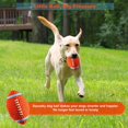 thumbnail image 4 of Juguetes para perros Squeaky Dog Rugby Toy Bounce and Fetch Dog Balls para perros medianos y grandes, 4 of 5