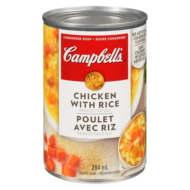 Soupe au poulet avec riz de Campbell's 284 ml