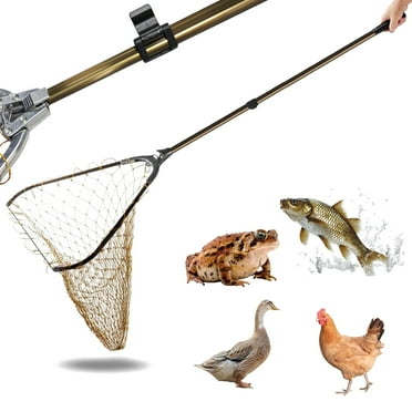 Telescopic Fishing Nets with Handles Are Suitable for Poultry Animals Ducks Geese Birds and Raccoons