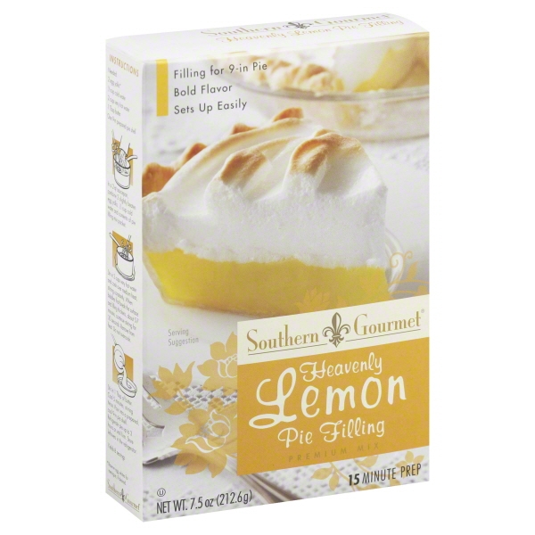 Southern Gourmet Lemon Pie Filling Mix, 7.5 OZ (Pack of 6) Walmart