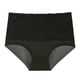 thumbnail image 1 of Gibobby Pantaletas para mujer Ropa interior cómoda para mujer, transpirable, de algodón , sin rieles, para niñas(Negro,G), 1 of 4