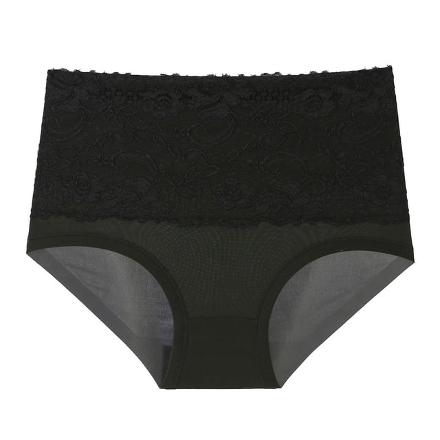 Gibobby Pantaletas para mujer Ropa interior cómoda para mujer, transpirable, de algodón , sin rieles, para niñas(Negro,G)