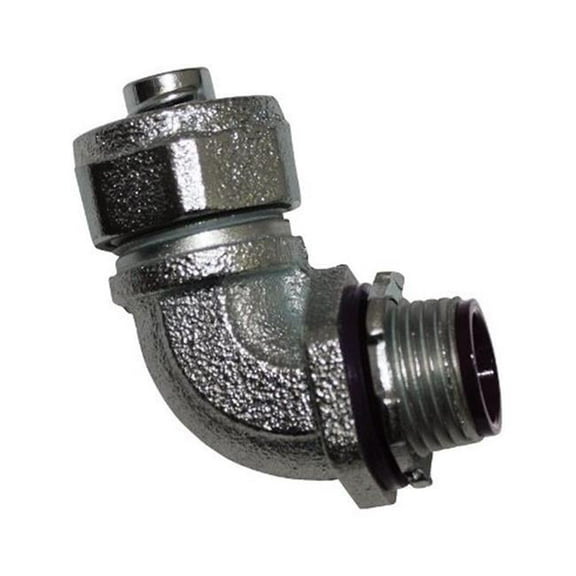 45764 90 deg Connector Liquid Tight for Connecting Conduit  0.75 in.