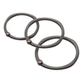 thumbnail image 2 of Live Life Set of 12 Heavy Steel "O" Design Shower Curtain Hooks - Oil Rubbed Bronze, 2 of 2