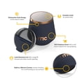 thumbnail image 3 of RTIC 8 oz Ceramic Lined Insulated Happy Hour Lowball Tumbler, Leak Resistant Lid, Soft-Touch Exterior, Dark Midnight Dust, 3 of 8