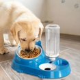 thumbnail image 3 of Cat Food Water Bowl Set Automatic Water Dispenser Cat Dish 16 Degrees Angle Anti-Slip Food Bowl Detachable Anti-Splash Pet ShopWise Round, 3 of 9