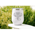 thumbnail image 4 of C&M Personal Gifts  12 oz Elephant Insulated Stainless Steel Wine Tumbler, 4 of 5