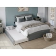 thumbnail image 3 of AFI Warren Solid Wood Queen Traditional Bed w/ Twin XL Trundle in White, 3 of 4