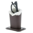 thumbnail image 5 of Anti Scratch Plush lined Eyeglass Holder Stand Protective for Desk 02 Brown, 5 of 7