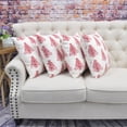 thumbnail image 2 of Home Soft Things Christmas Throw Pillow Cover 4 Piece Set - Curly Tree Chilli Pepper - 20" x 20", 2 of 9