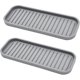 thumbnail image 1 of Paquete de 2 soportes de silicona para esponjas, bandeja para jabón y fregadero, ideal para limpiar la cocina (gris oscuro), 1 of 5