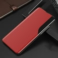 thumbnail image 2 of Case for Samsung Galaxy A35 5G, Galaxy A35 5G Case Clear View Leather with Kickstand Magnetic Flip Phone Case Women Men Shockproof Protective Cover for Samsung Galaxy A35 5G,Windows Red, 2 of 11