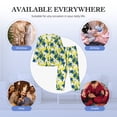 thumbnail image 7 of KLL Lilies Flowers Sleepwear Mens Flannel Pajamas,Long Cotton Pj Set, 7 of 7