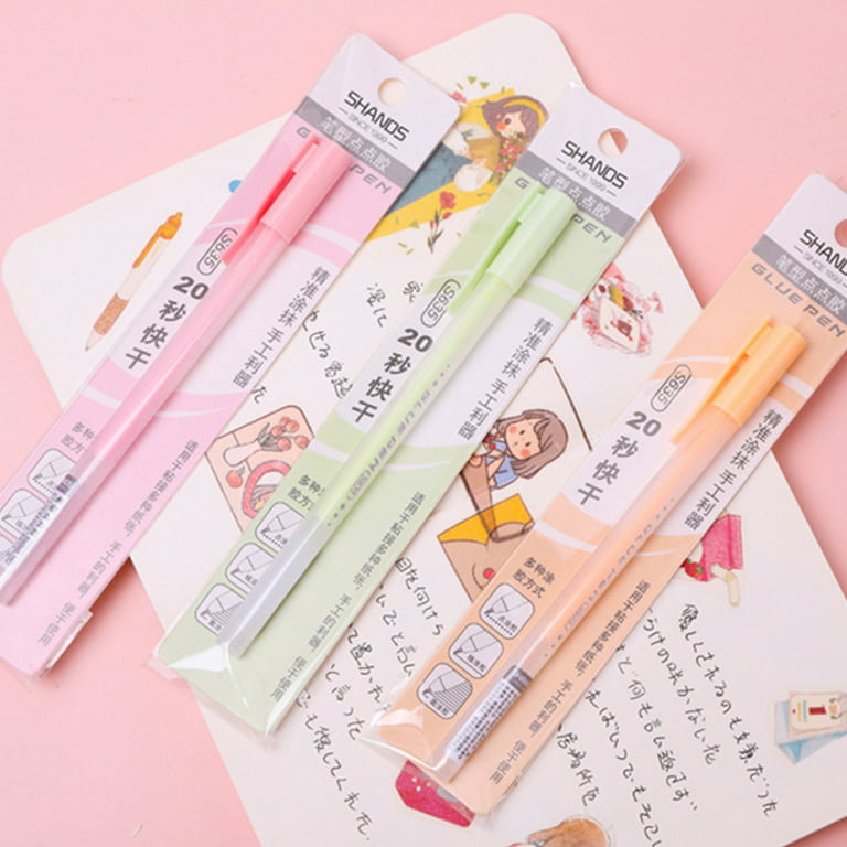 MAGICLULU 4pcs Quick Dry Glue Pen Kids Crafts Kids Arts and Crafts High  Viscosity Glue Handmade Supplies Water Pens for Toddlers Colored Glue  Office