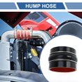thumbnail image 2 of Unique Bargains 1 Set 102mm/4.02" ID 76mm Length Black Red Car Silicone Hose with Clamps Hump Hose, 2 of 7