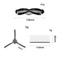 thumbnail image 4 of Main Side Brush Filters Brush Cover Kit for Ionvac 2000 Robot Vacuum, 4 of 6