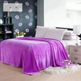 thumbnail image 4 of Bmnmsl 50x70cm Home Super Warm Solid Micro Plush Fleece Blanket Rug Sofa Bedding, 4 of 5