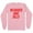 Pink, variant on Bearded and Jolly Long Sleeve Shirt Unisex Large White