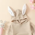 thumbnail image 6 of Icvfdpl Babys Boy Girl Easter Outfit Bunny Ear Hooded Jumpsuit Corduroy Romper Cute Suspender Long Sleeve Bodysuit stylish Baby Daily Wear, 6 of 8