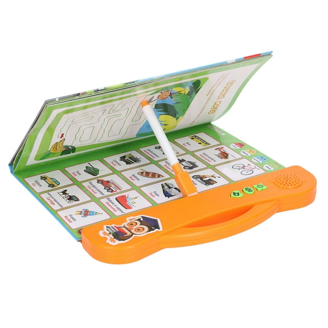 Children Sound Book French / English Read Music Interactive Learning Book Educational Toy Birthday Gift For 3 Years Old