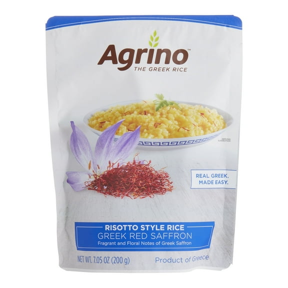 Agrino Greek Red Saffron Risotto Mix 7.05 oz 2ea Pack of 4