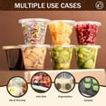 thumbnail image 5 of BYSNOW 4 oz Jello Shot Cups with Lids, Clear Plastic Condiment Cups, 360 Count, 5 of 10