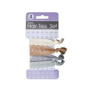 Elastic Hair Ties Set, 4 Count