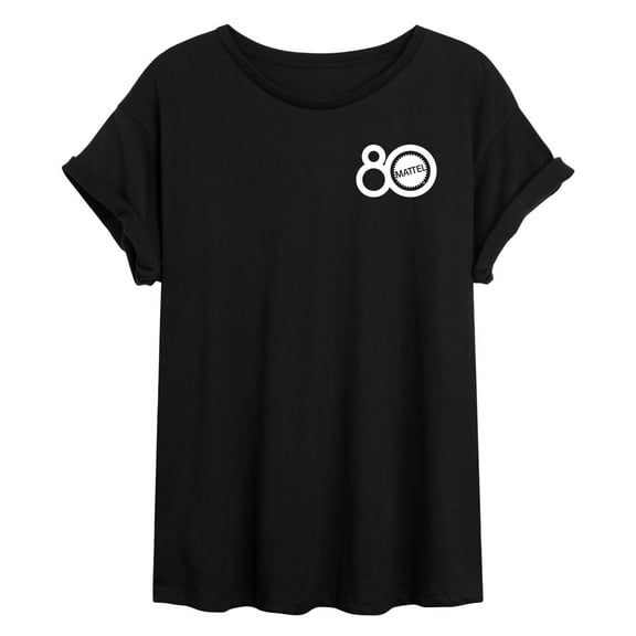 Mattel - 80Th Logos Oversized  - Women's Oversized T-Shirt