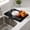 BLACK, variant on Silicone Dish Drying Mat for Kitchen Counter or Sink, Non-Slip Dish Drainer Mat with Built-in Drain, Heat Resistant Drying Pad, Grey