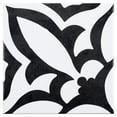 thumbnail image 7 of SAMPLE-Luv Ti'amo Black 8-in. Encaustic Matte Porcelain Wall and Floor Tile, 7 of 7