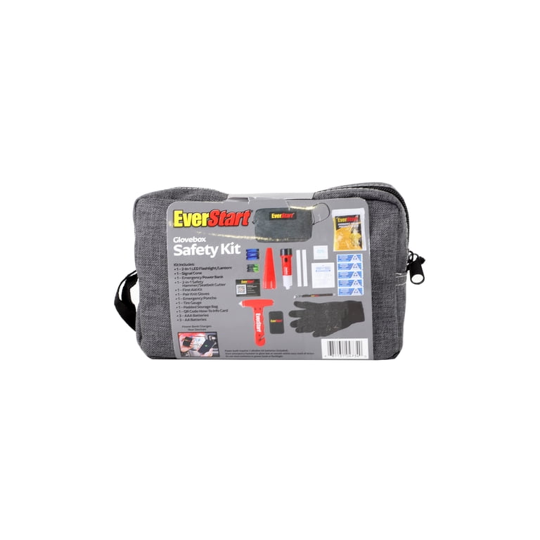 Ever Start Compact Roadside Safety Kit with Escape Hammer, Signal