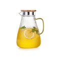 thumbnail image 1 of Transparent Borosilicate Glass Water Bottle Teapot Luxury, 1 of 5