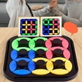 thumbnail image 1 of Juguetes Rompecabezas de inteligencia para niños Ajedrez de hojas giratorias Juego de mesa de pensamiento Juego de cartas lógico Juguetes educativos Juegos de escritorio, 1 of 9