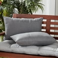 thumbnail image 2 of Sunbrella 21 x 14 in. Rectangle Outdoor Throw Pillow (2-Pack) - Cast Slate, 2 of 6