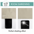 thumbnail image 2 of Nvzi 2 pieces of fully blackout curtains 39 x 63 inches, with black heat-insulating blackout lining, bedroom summer heat-insulating privacy curtains, machine washable curtains, black, 2 of 5